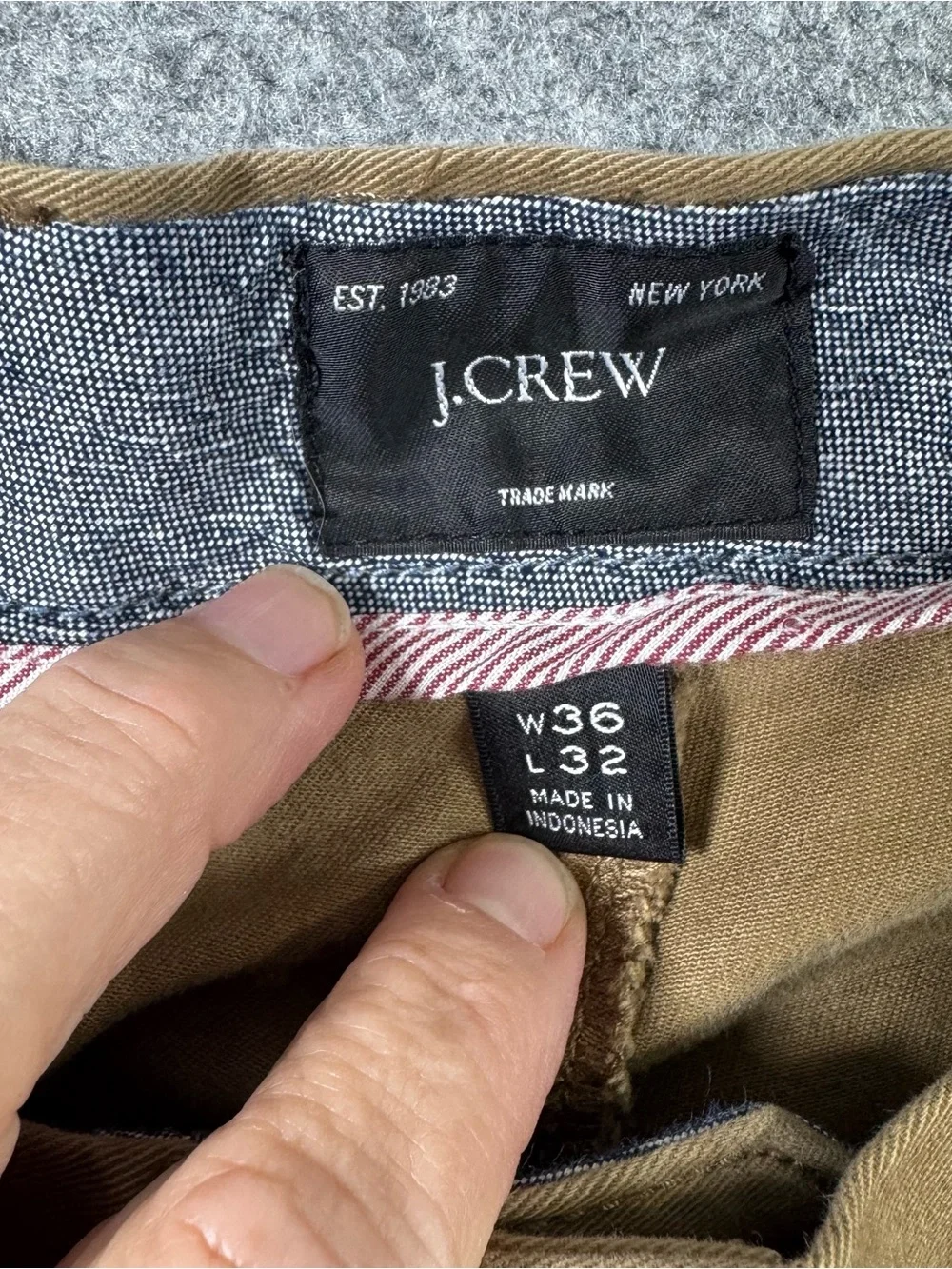 J. Crew Men's Chinos in Tan